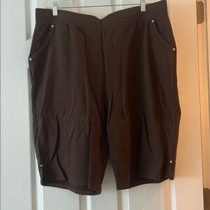 Brown Casual Shorts